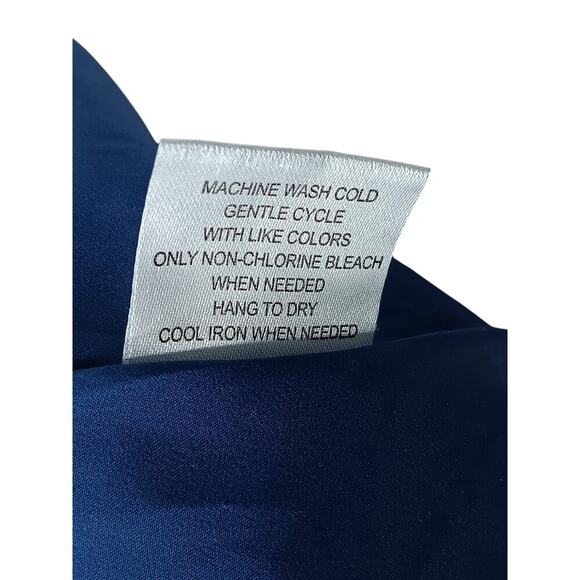 ModCloth Blue White Sleeveless Fit & Flare Dress Size M Medium Lined - Picture 13 of 13